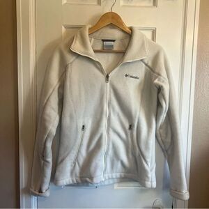 Columbia Ivory Fleece Zip up Jacket